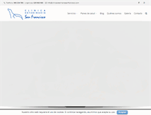 Tablet Screenshot of clinicaveterinariasanfrancisco.com